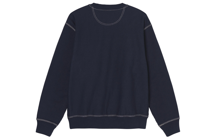 Stüssy Stussy Contrast Stitch Label Crew Retro Sweatshirt Unisex. 118458 圖 3