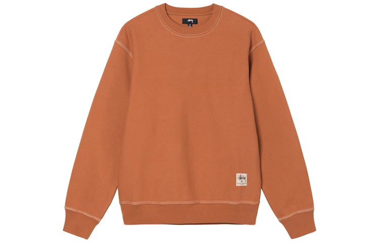 Stüssy Stussy Contrast Stitch Label Crew Retro Sweatshirt Unisex. 118458 圖 10