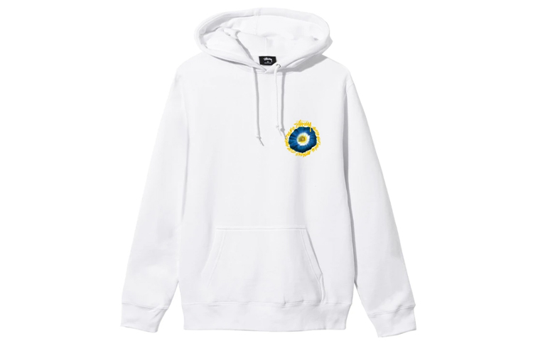 Stüssy Stussy Cosmos Flower Print Retro Hoodie Unisex. 1924539 圖 3