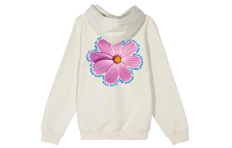 Stüssy Stussy Cosmos Flower Print Retro Hoodie Unisex. 1924539 圖 6