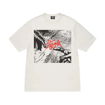 Stüssy Stussy Creation Tee Pigment Dyed Unisex Fingerprint Graphic Crewneck T-Shirt 1905011