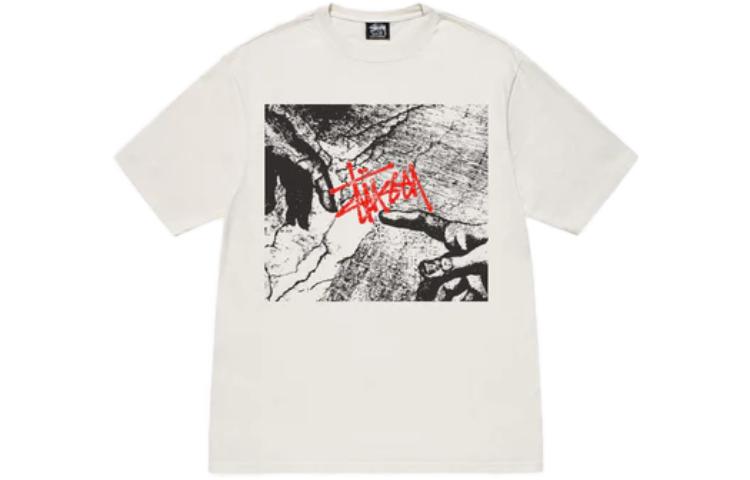 Order Stüssy Stussy Creation Tee Pigment Dyed Unisex Fingerprint Graphic Crewneck T-Shirt 1905011