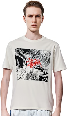 Stüssy Stussy Creation Tee Pigment Dyed Unisex Fingerprint Graphic Crewneck T-Shirt 1905011 Shop Stüssy Stussy Creation Tee Pigment Dyed Unisex Fingerprint Graphic Crewneck T-Shirt 1905011