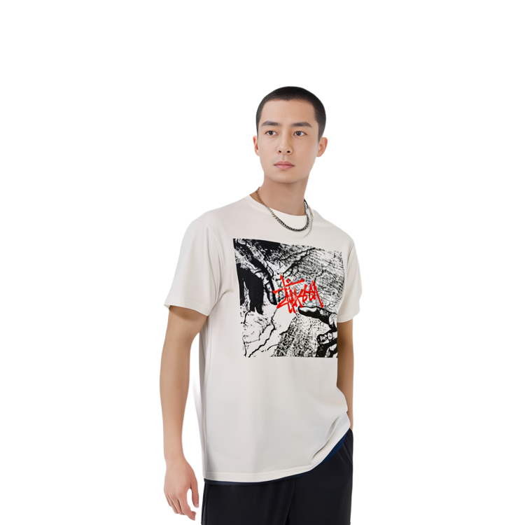 Details for Stüssy Stussy Creation Tee Pigment Dyed Unisex Fingerprint Graphic Crewneck T-Shirt 1905011