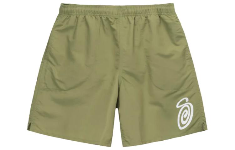 Stüssy Stussy Curly S Water Short - Mosquito Coil Logo Vintage Loose Casual Shorts Men. 113157