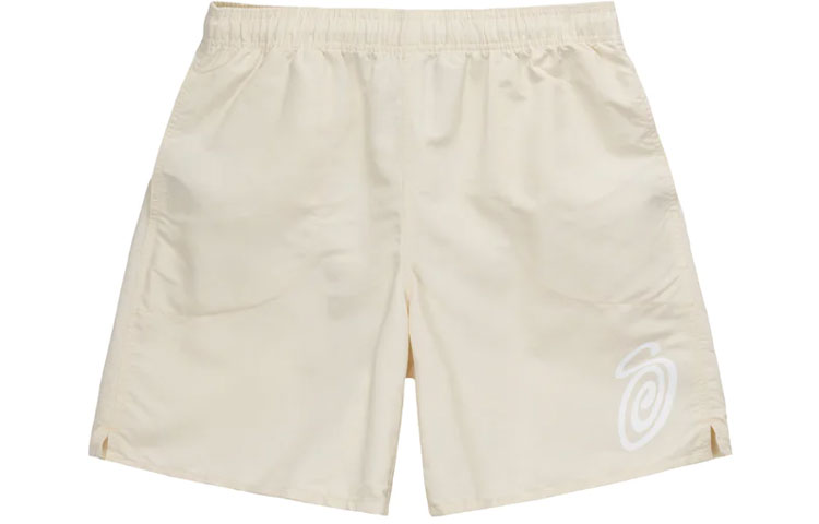 Order Stüssy Stussy Curly S Water Short - Mosquito Coil Logo Vintage Loose Casual Shorts Men. 113157