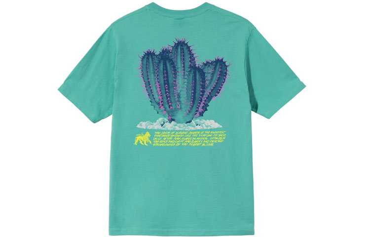 Order Stüssy Stussy Desert Bloom Tee Grafik Kaktus Baju Vintage Unisex. 1904686