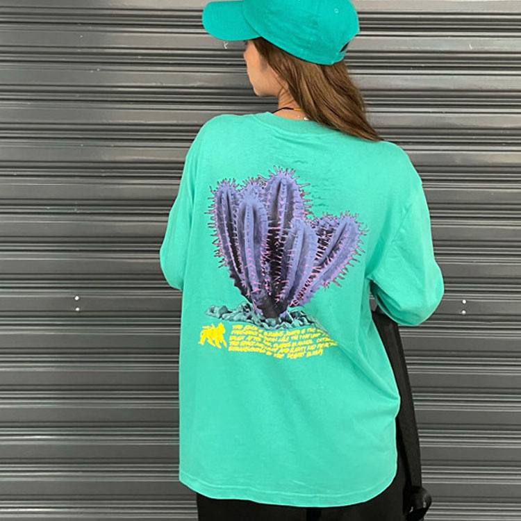 Purchase Stüssy Stussy Desert Bloom Tee Grafik Kaktus Baju Vintage Unisex. 1904686