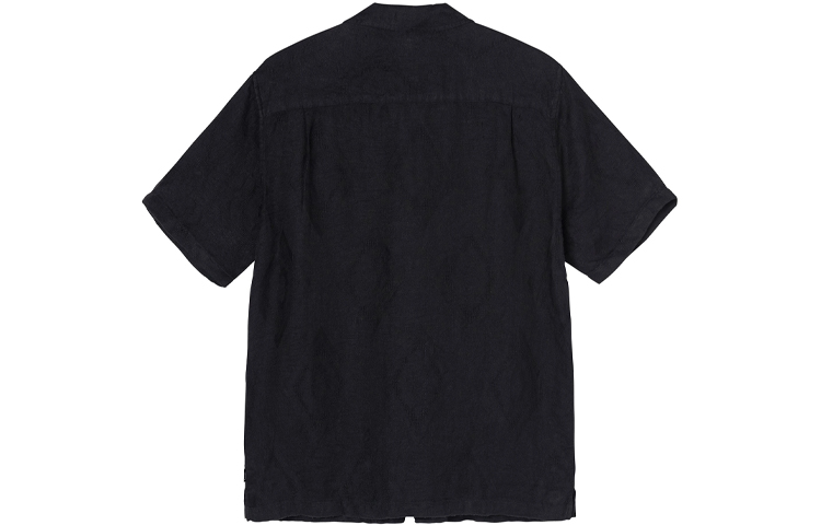 Stüssy Stussy Diamond Jacquard Linen Short Sleeve Retro Shirt 1110154 圖 6