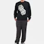 Shop Stüssy Dice Mohair Sweater Leher Bulat Knit Vintage Amerika Unisex Pullover. 117097