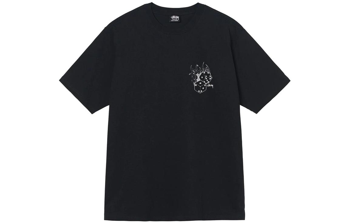 Lookbook Stüssy Stussy Dice Series SS22 Flame Dice Print Retro Vintage T-Shirt Unisex 1904790
