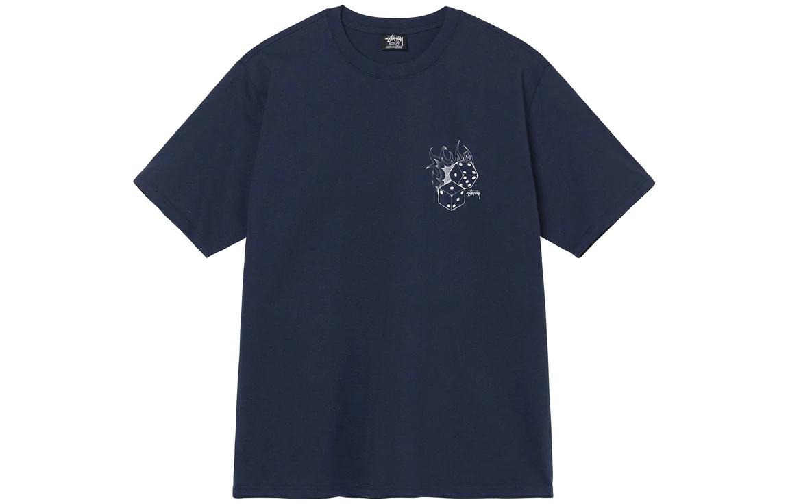 Purchase Stüssy Stussy Dice Series SS22 Flame Dice Print Retro Vintage T-Shirt Unisex 1904790