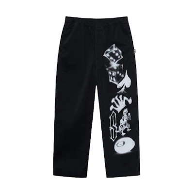 Stüssy Stussy Dinosaur Print Loose Fit Casual Pants SUSPT116622MK