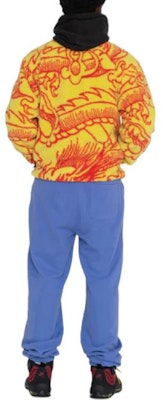 Stüssy FW22龙纹羊羔绒夹克 双面穿男女款外套 118510 5