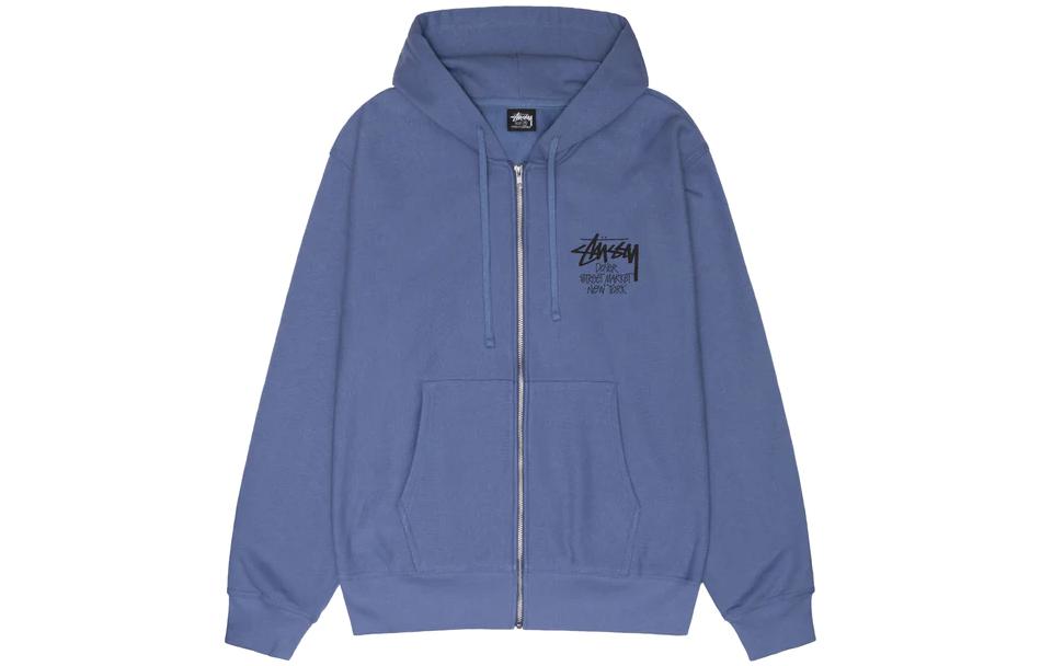Lookbook Stüssy DSM紐約限定復古風格Unisex羊毛拉鍊連帽外套 3973739