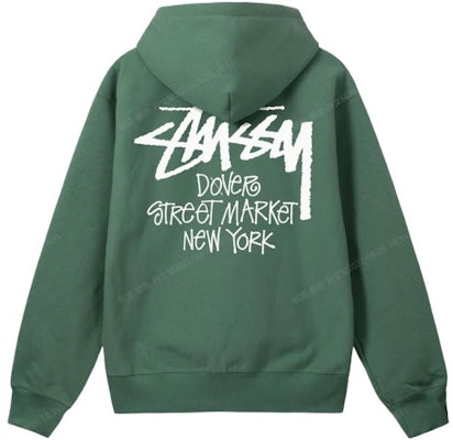 Stüssy Stussy DSM New York City Eksklusif Fleece Zip-Up Hoodie Unisex Gaya Vintage. 3973739 Shop Stüssy Stussy DSM New York City Eksklusif Fleece Zip-Up Hoodie Unisex Gaya Vintage. 3973739