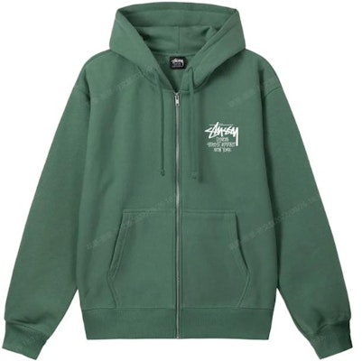 Stüssy Stussy DSM New York City Eksklusif Fleece Zip-Up Hoodie Unisex Gaya Vintage. 3973739 Purchase Stüssy Stussy DSM New York City Eksklusif Fleece Zip-Up Hoodie Unisex Gaya Vintage. 3973739