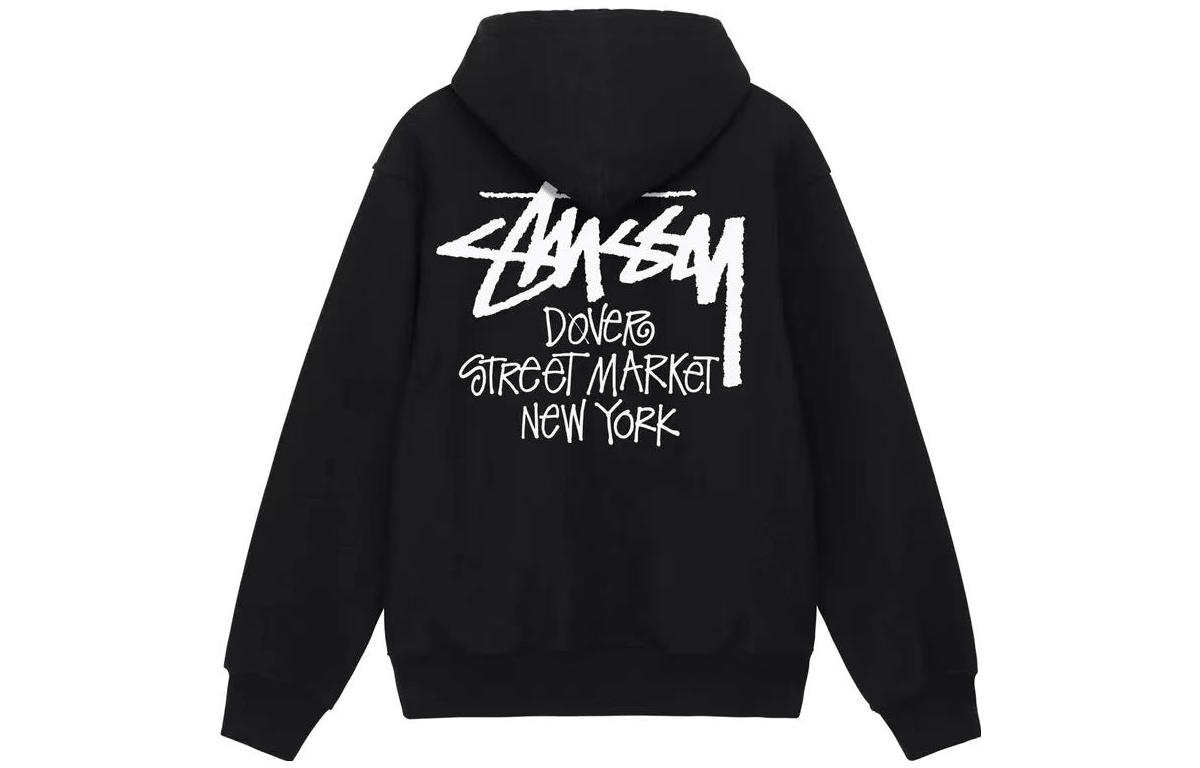 Details for Stüssy DSM紐約限定復古風格Unisex羊毛拉鍊連帽外套 3973739