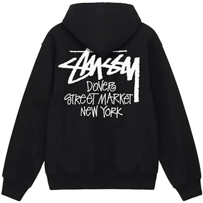 Stüssy Stussy DSM New York City Eksklusif Fleece Zip-Up Hoodie Unisex Gaya Vintage. 3973739 Details for Stüssy Stussy DSM New York City Eksklusif Fleece Zip-Up Hoodie Unisex Gaya Vintage. 3973739