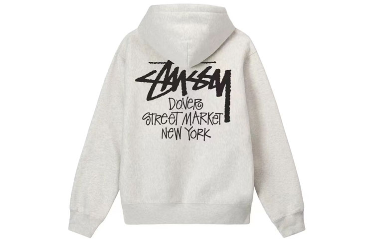Cheap Stüssy DSM紐約限定復古風格Unisex羊毛拉鍊連帽外套 3973739