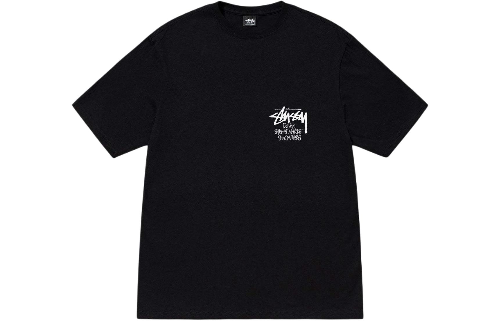Stüssy Stussy DSM Singapore Exclusive Letter Print Retro T-Shirt Unisex 3903892