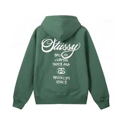 Stüssy Stussy DSM World Tour Vintage Hoodie Sweatshirt Unisex Pullover. 3923714