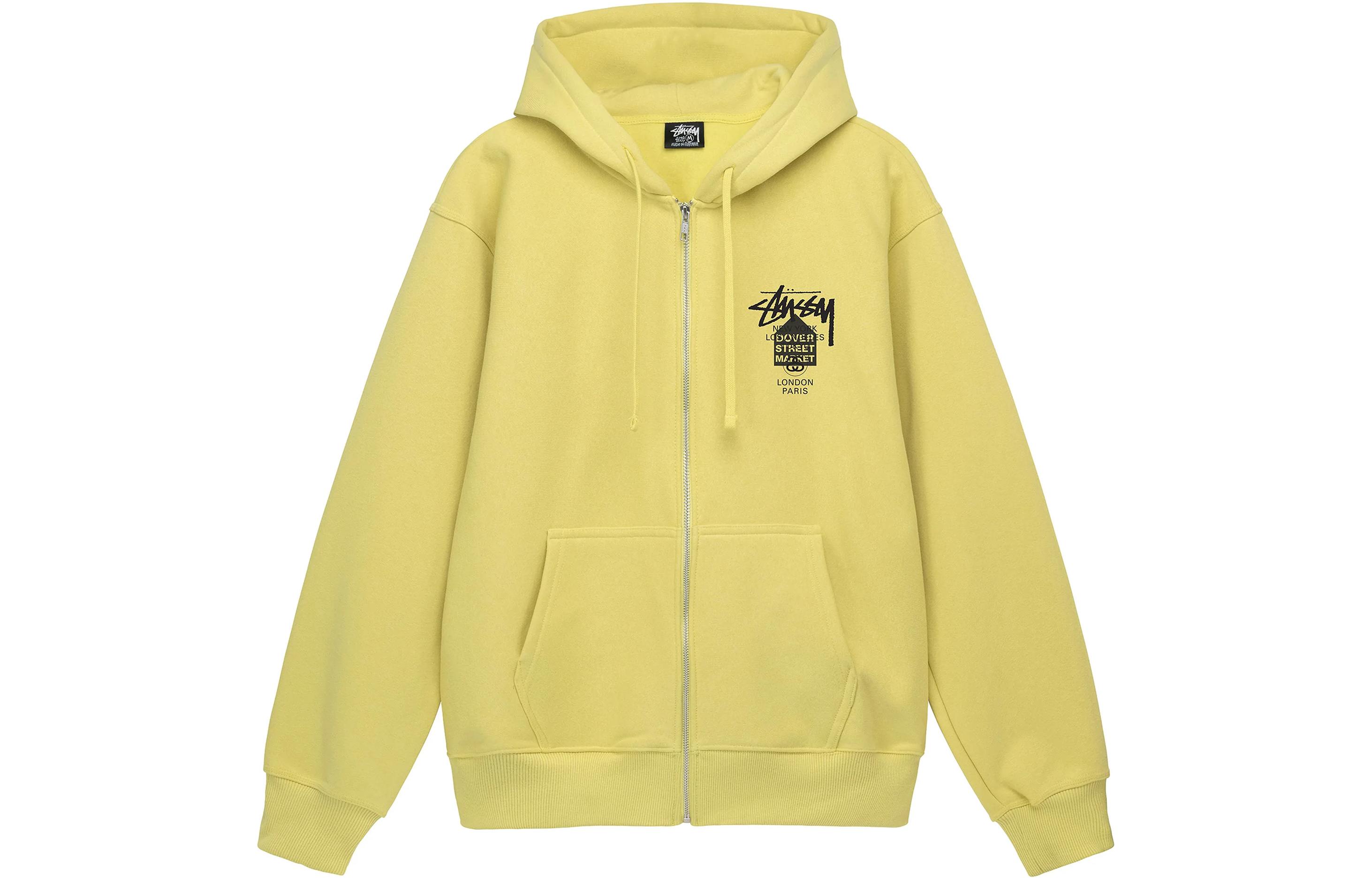 Stüssy Stussy DSM World Tour Zip Hoodie Letter Print Retro Unisex Sweatshirt. 3973714 圖 5