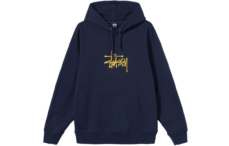 Stüssy Stussy Embroidered Fleece Hoodie Unisex American Vintage Sweatshirt. 118425 圖 4