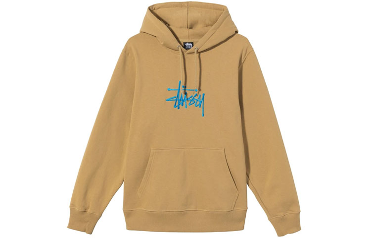 Stüssy Stussy Embroidered Fleece Hoodie Unisex American Vintage Sweatshirt. 118425 圖 8