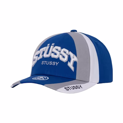 Stüssy Stussy Embroidered Logo Colorblock Cotton Cap Blue - Unisex Casual Style Hat. 1311117-Blue