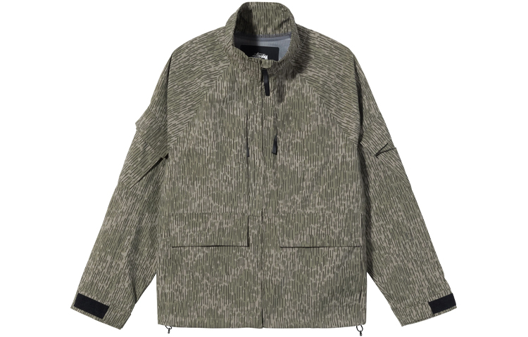 Stüssy Stussy Embroidered Logo Nylon Retro Varsity Jacket  Loose Fit. 115566 圖 2