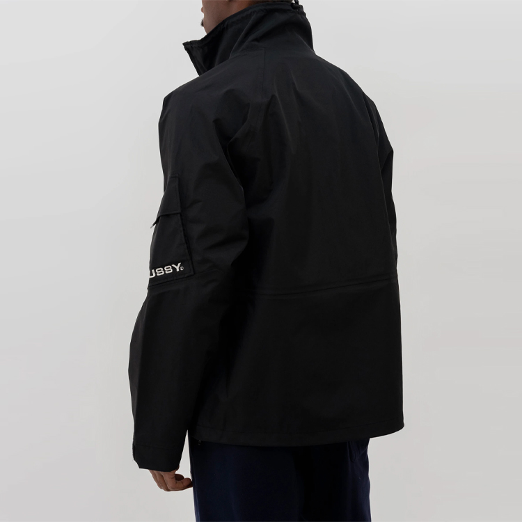 Stüssy Stussy Embroidered Logo Nylon Retro Varsity Jacket  Loose Fit. 115566 圖 10