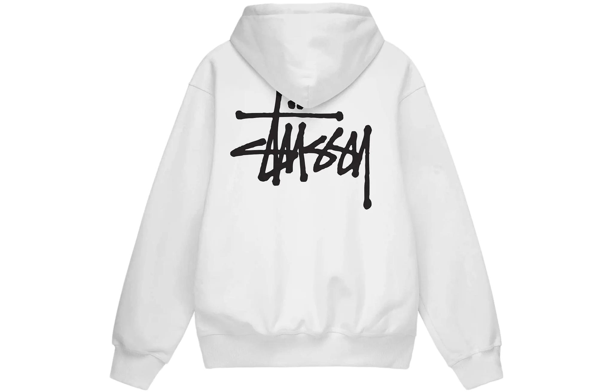 Purchase Stüssy Stussy Hoodie Logo Bordir Zip-Up Gaya Vintage Unisex. 1974762M