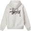 Sizing Stüssy Stussy Hoodie Logo Bordir Zip-Up Gaya Vintage Unisex. 1974762M