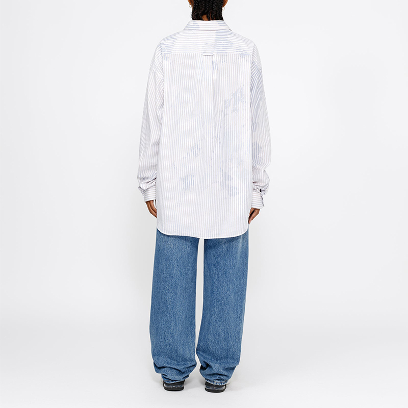 Stüssy Stussy Fall 2024 Striped Pearl Button Long Sleeve Vintage Unisex Shirt. 1110335 圖 7