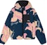 Buy Stüssy Stussy Floral Sherpa Fleece Hood Jacket Winter Unisex Vintage Style. 118482