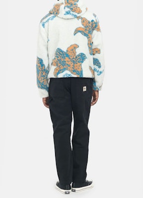 Stüssy Stussy Floral Sherpa Fleece Hood Jacket Winter Unisex Vintage Style. 118482 6