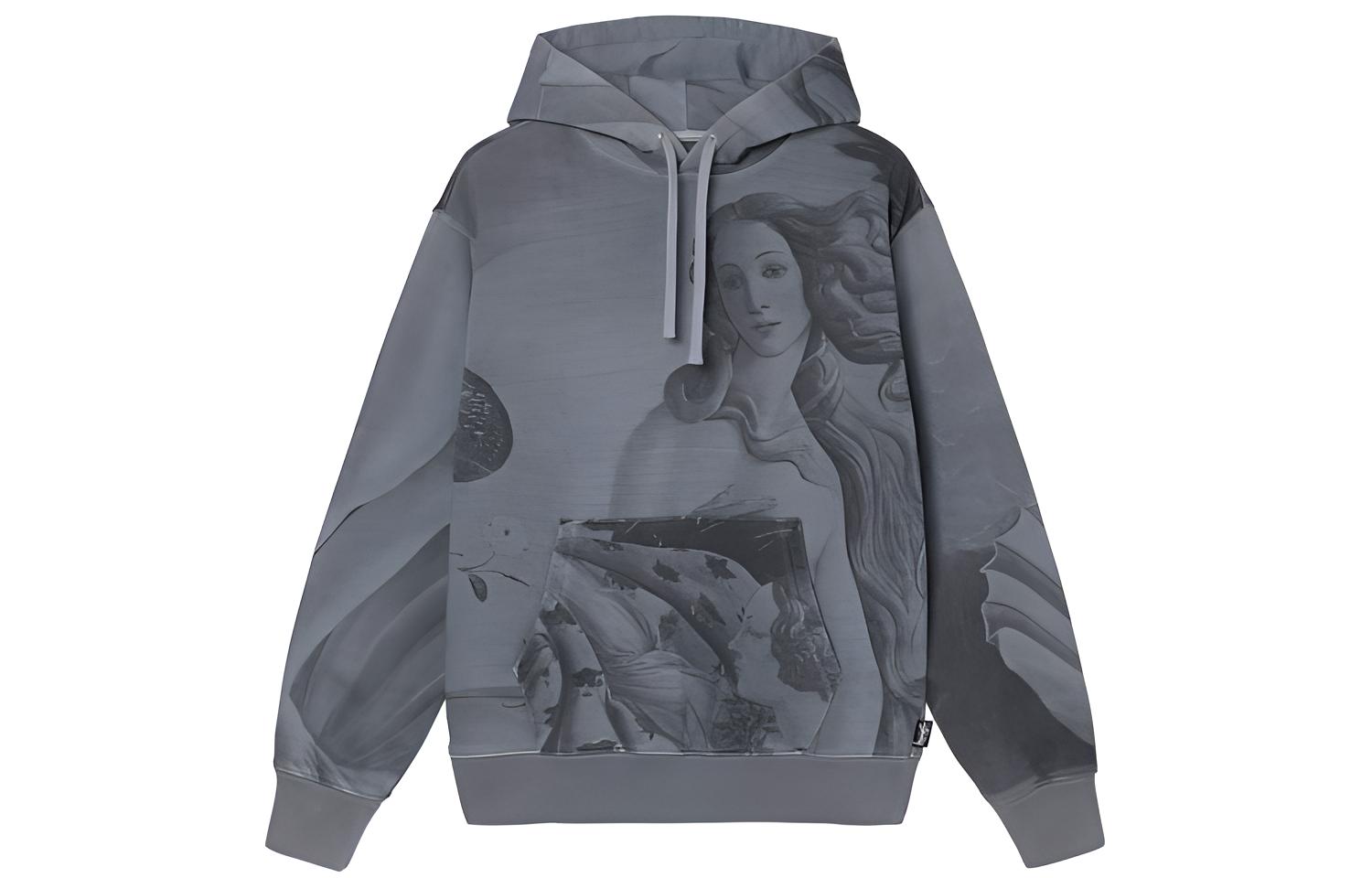 Stüssy Stussy FW21 Dyed Venus Hoodie Grey Unisex Vintage Style Pullover Sweatshirt. 118439F