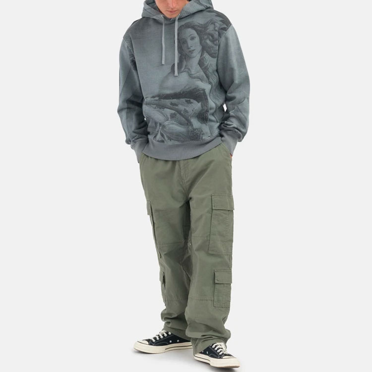 Stüssy Stussy FW21 Dyed Venus Hoodie Grey Unisex Vintage Style Pullover Sweatshirt. 118439F 圖 4