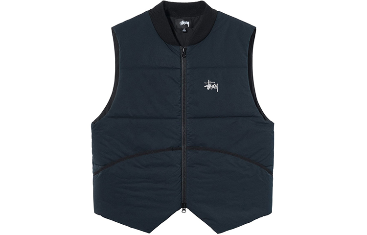Stüssy Stussy FW21 Primaloft Quilted Vest  Retro Embroidered Logo Jacket. 115615 圖 2
