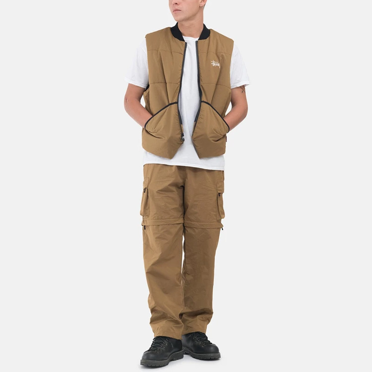 Stüssy Stussy FW21 Primaloft Quilted Vest  Retro Embroidered Logo Jacket. 115615 圖 7