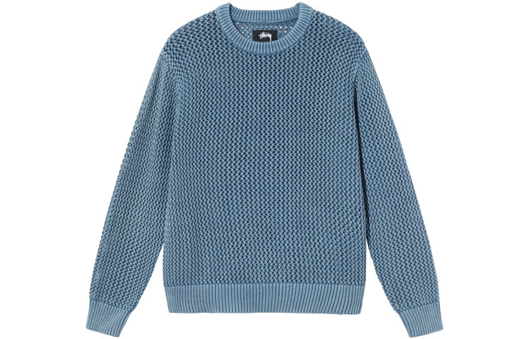 Stüssy Stussy FW21 Solid Color Crewneck Pullover Sweater . 117105