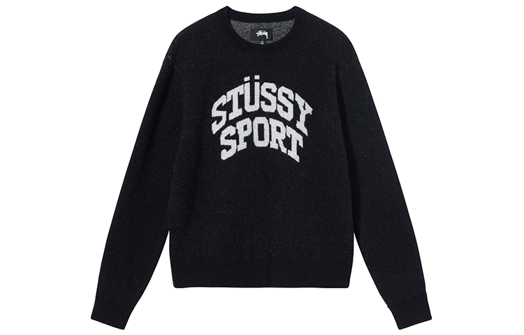 Stüssy Stussy FW21 Sport Sweater Letter Print Pullover Vintage Unisex Knitwear. 117104 圖 2
