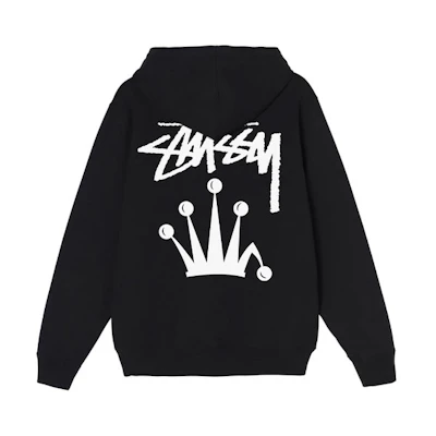 Stüssy Stussy FW21 Stock Crown Logo Hoodie Vintage Style Unisex Pullover Sweater. 1924715