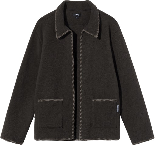 stuessy-stussy-fw-21-woodsy-blanket-stitch-fleece-jacket-black-unisex-retro-casual-style-218128