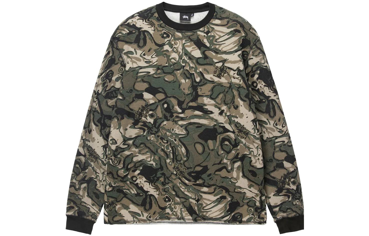 Stüssy Stussy FW22  Letter Print Crewneck Pullover Long Sleeve Sweatshirt. 1140336 圖 3