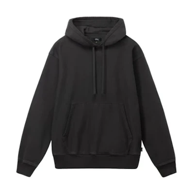 Stüssy Stussy FW22 Solid Color Vintage Drawstring Hoodie Pullover. 118509