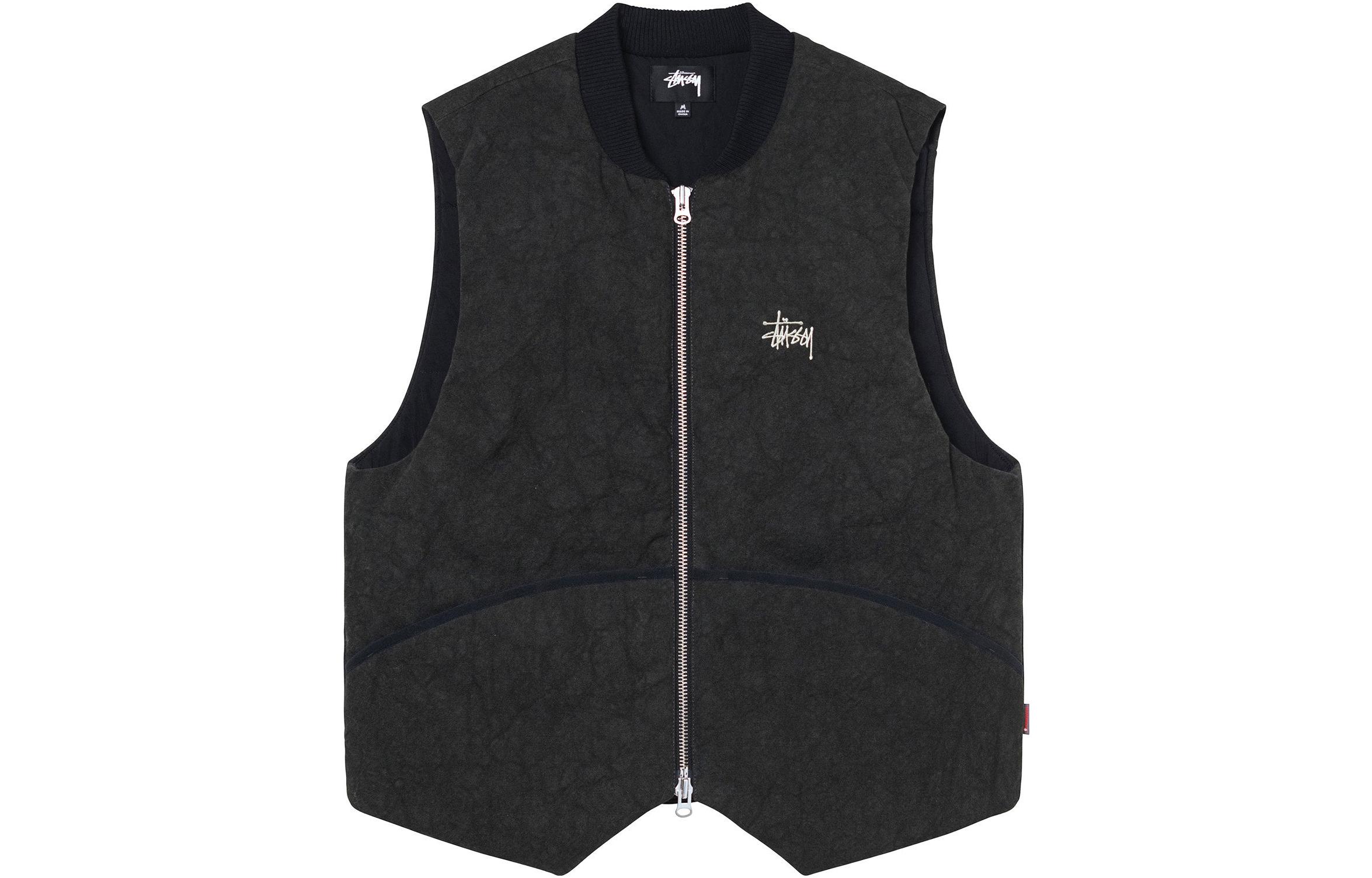 Stüssy Stussy FW22  Vintage Logo Embroidered Washed Canvas Sleeveless Vest. 115654 圖 2