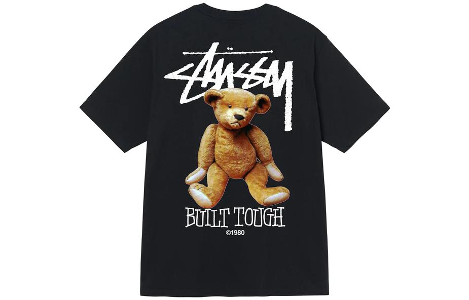 Stüssy Stussy FW22 Built Tough Tee Vintage Bear Logo Graphic Unisex Crewneck T-Shirt 1904893