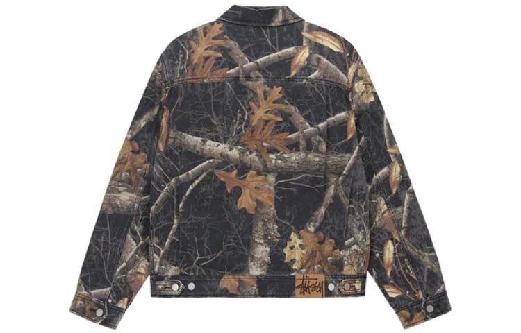 Stüssy Stussy FW22 Fall Leaves Logo Vintage Workwear Jacket Unisex. 115683 圖 3